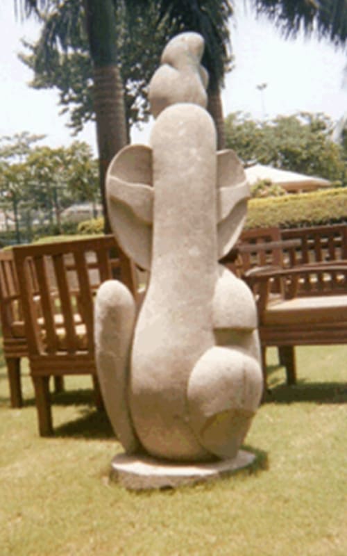 Hyatt Hotels abstract sandstone sculptures